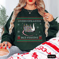 Overstimulated But Festive Possum Christmas Sweatshirt