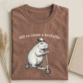 Off To Cause A Kerfuffle Groundhog Scooter T-shirt