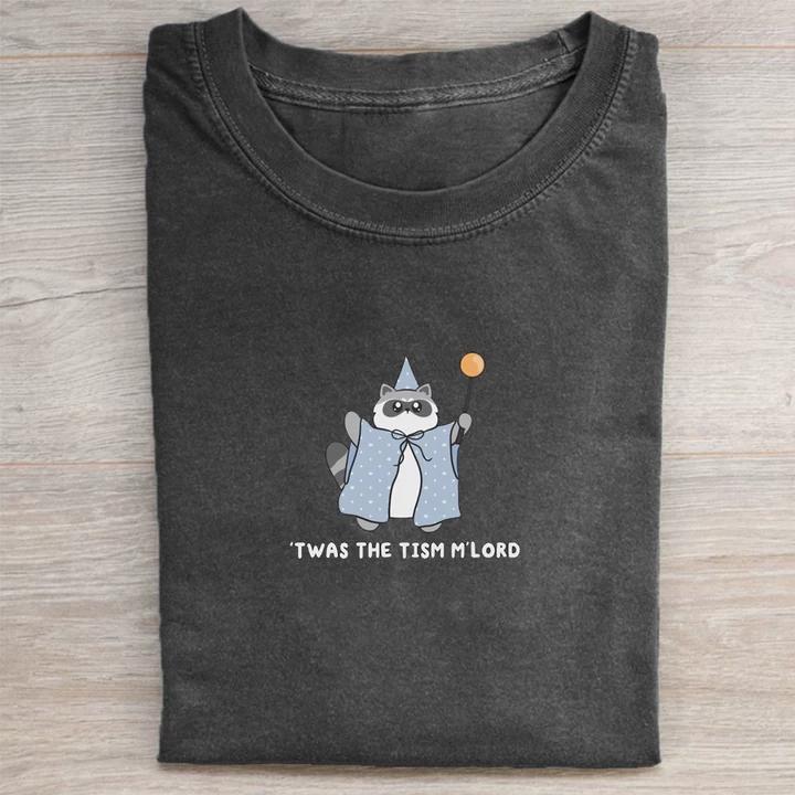 Twas The Tism Mlord Raccoon T-shirt