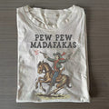 Retro Cowboy Pew Pew Madafakas T-shirt