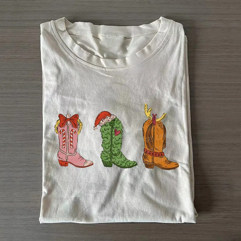 Cowgirl Christmas T-Shirt