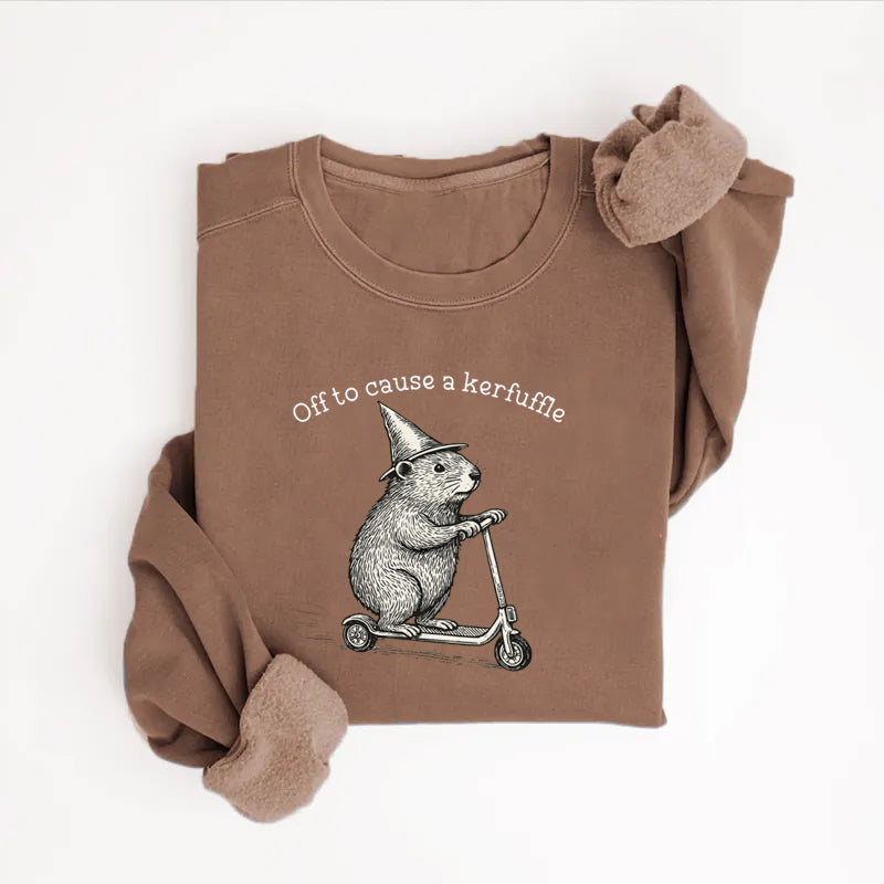 Off To Cause A Kerfuffle Sweatshirt