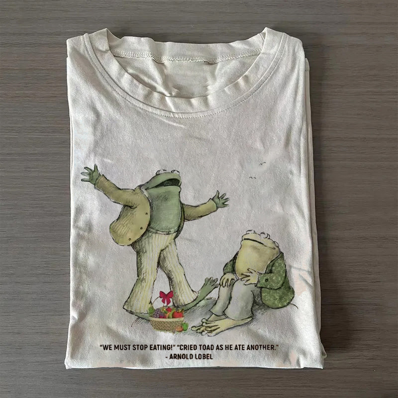 Frog And Toad Retro Funny T-shirt