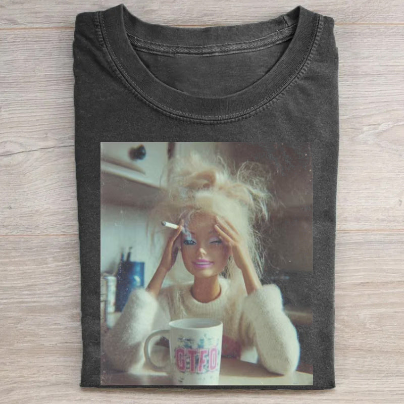 Funny Doll Face Meme T-shirt