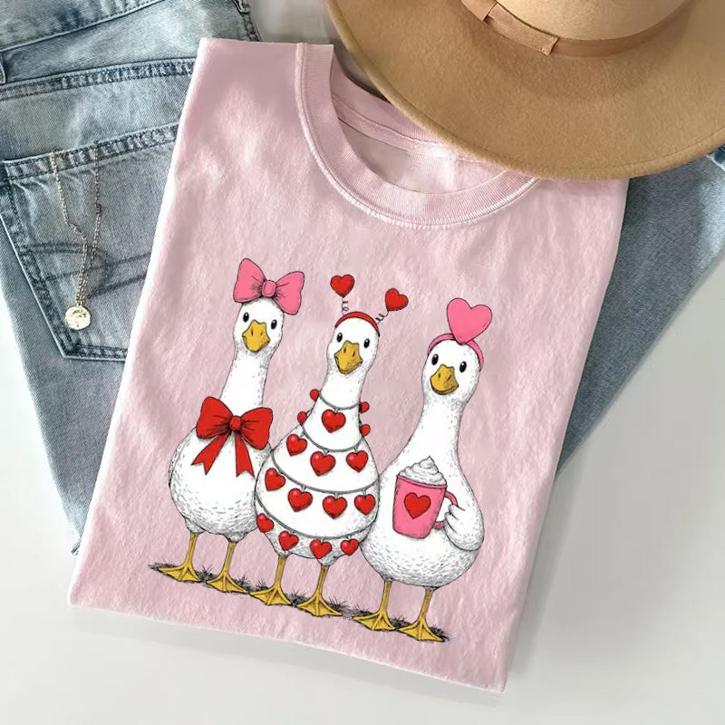 Just a Lovely Goose Valentine T-shirt