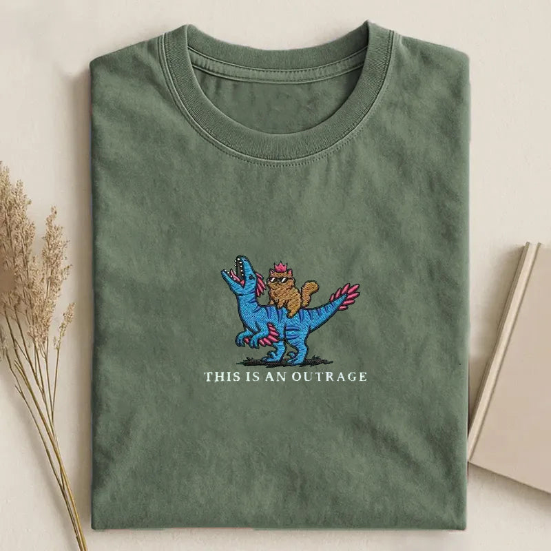 Princess Donut and Mongo Embroidered T-shirt