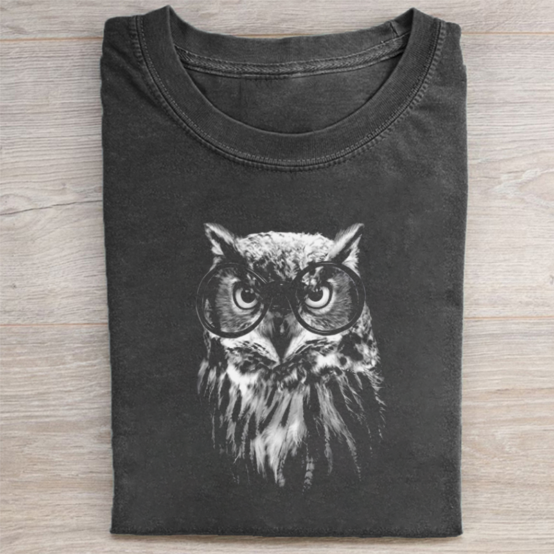 Owl with Glasses T-shirt