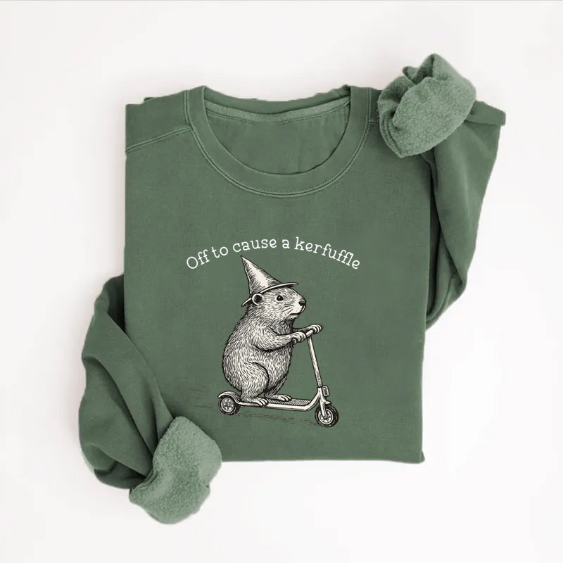 Off To Cause A Kerfuffle Sweatshirt