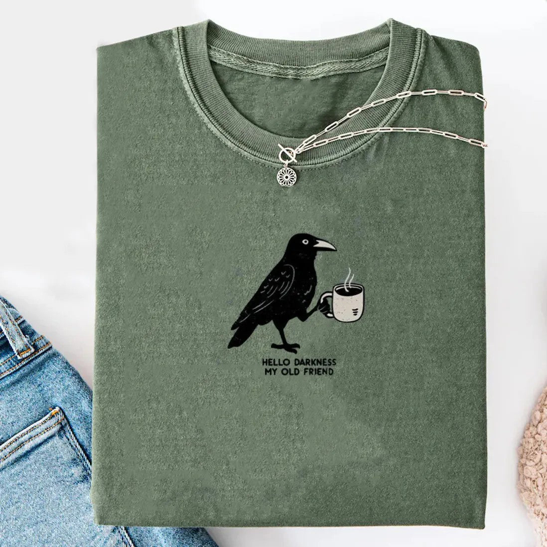 Raven Crow Coffee T-shirt