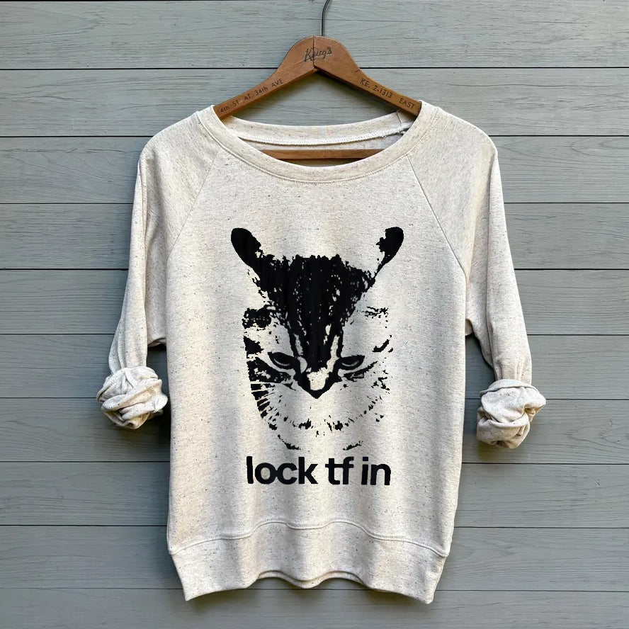 Lock TF In Cat Sweatshirt