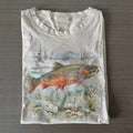 Trout Fist Vintage Landscape  T-Shirt