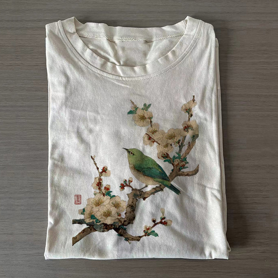 Perched In Bloom T-shirt