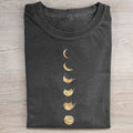 Cat Moon Phases T-shirt