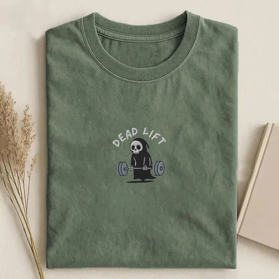 Embroidered Funny Gym T-shirt