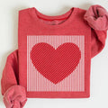 Retro Valentines Heart Sweatshirt
