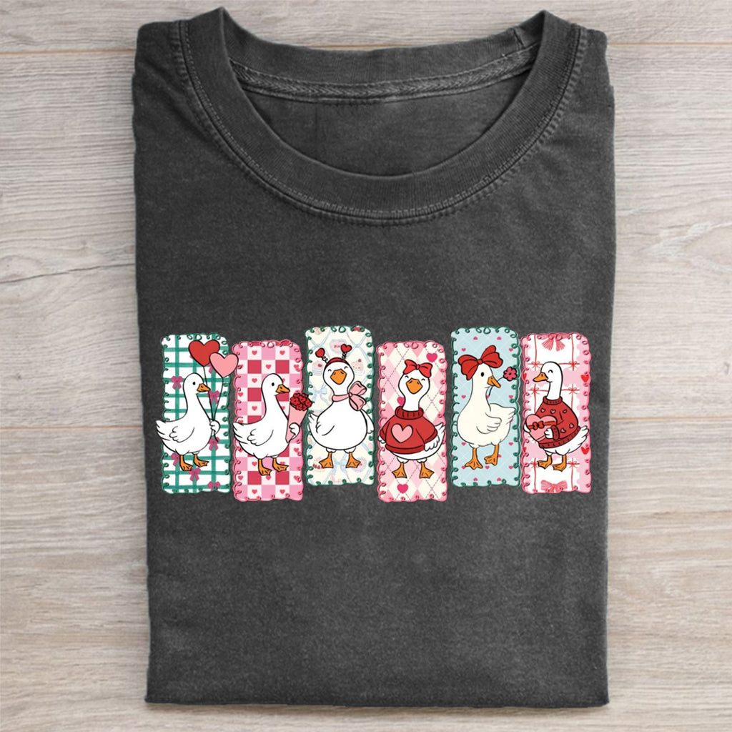 Just a Love Goose Valentine Day T-shirt